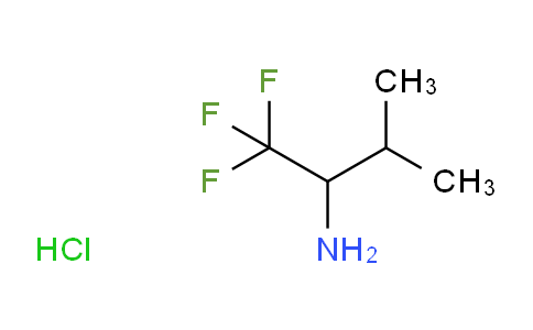 CAS No. 1263282-44-5, 1,1,1-Trifluoro-3-methylbutan-2-amine hydrochloride