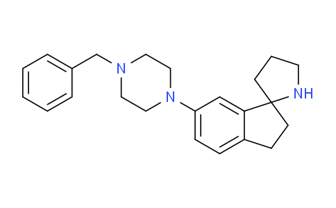 CAS No. 1263282-38-7, 6-(4-Benzylpiperazin-1-yl)-2,3-dihydrospiro[indene-1,2-pyrrolidine]