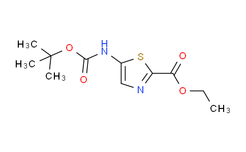 CAS No. 1246549-82-5, Ethyl 5-((tert-butoxycarbonyl)amino)thiazole-2-carboxylate