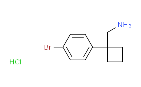CAS No. 1228878-45-2, (1-(4-Bromophenyl)cyclobutyl)methanamine hydrochloride