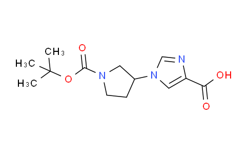 CAS No. 1227270-35-0, 1-(1-(tert-Butoxycarbonyl)pyrrolidin-3-yl)-1H-imidazole-4-carboxylic acid