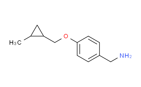 CAS No. 1211594-46-5, 4-(2-Methyl-cyclopropylmethoxy)-benzylamine