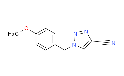 CAS No. 1211592-84-5, 1-(4-Methoxybenzyl)-1H-1,2,3-triazole-4-carbonitrile