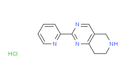 CAS No. 1207175-11-8, 2-(Pyridin-2-yl)-5,6,7,8-tetrahydropyrido[4,3-d]pyrimidine hydrochloride