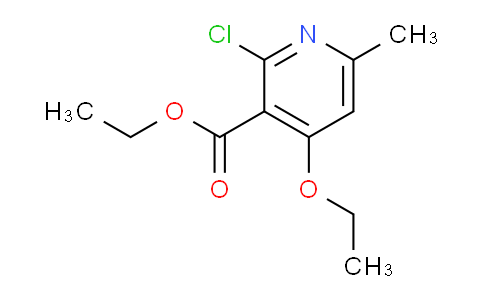 CAS No. 111953-15-2, Ethyl 2-chloro-4-ethoxy-6-methylpyridine-3-carboxylate
