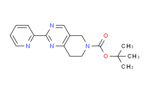 CAS No. 1053655-84-7, tert-butyl 7,8-Dihydro-2-(pyridin-2-yl)pyrido[4,3-d]pyrimidine-6(5H)-carboxylate