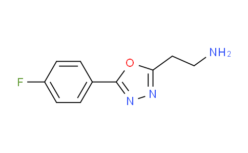 CAS No. 1017346-04-1, 2-(5-(4-Fluorophenyl)-1,3,4-oxadiazol-2-yl)ethanamine