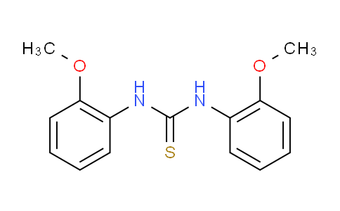 CAS No. 1226-64-8, 1,3-Bis(2-methoxyphenyl)thiourea