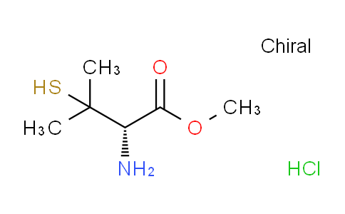 CAS No. 34297-27-3, Methyl (2S)-2-amino-3-methyl-3-sulfanylbutanoate hydrochloride
