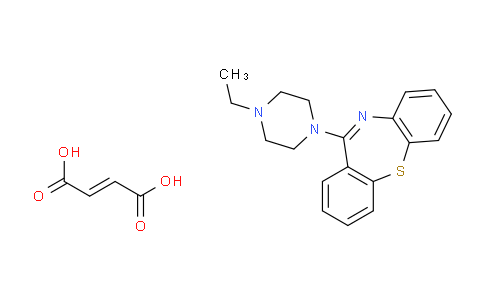 CAS No. 1011758-03-4, 11-(4-Ethylpiperazin-1-yl)dibenzo[b,f][1,4]thiazepine fuMarate