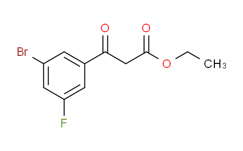 CAS No. 1020058-44-9, Ethyl (3-broMo-5-fluorobenzoyl)acetate