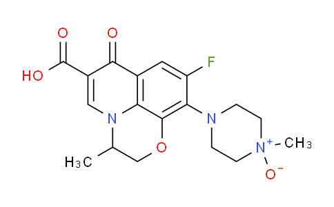 DY806862 | 104721-52-0 | 7H-Pyrido[1,2,3-de]-1,4-benzoxazine-6-carboxylicacid, 9-fluoro-2,3-dihydro-3-methyl-10-(4-methyl-4-oxido-1-piperazinyl)-7-oxo-