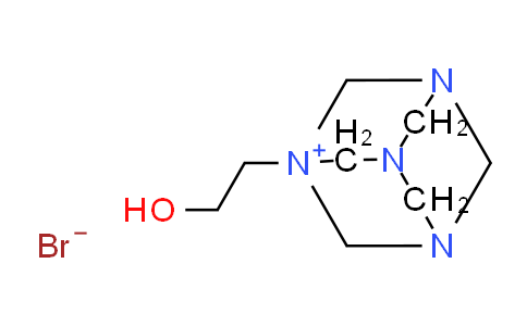 CAS No. 1086639-59-9, 3,5,7-Triaza-1-azoniatricyclo[3.3.1.13,7]decane, 1-(2-hydroxyethyl)-, broMide