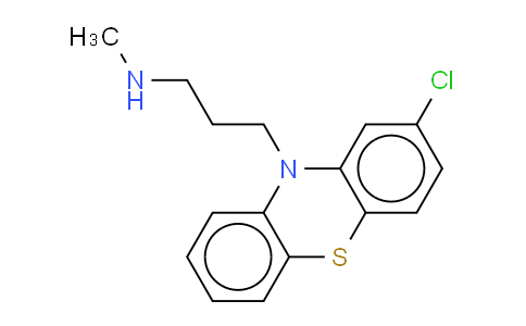 CAS No. 1225-64-5, 10H-Phenothiazine-10-propanamine,2-chloro-N-methyl-