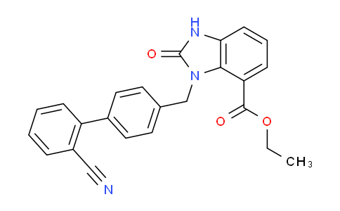 CAS No. 1397836-52-0, ethyl 1-((2’-cyanobiphenyl-4-yl) methyl)-2H-benzimidazol-2-one-7-carboxylate