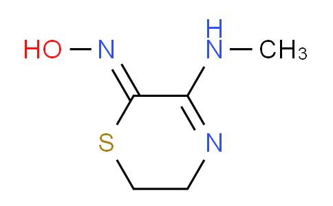 CAS No. 148639-72-9, 2-(Hydroxyimino)-N-methyl-5,6-dihydro-2H-1,4-thiazin-3-amine