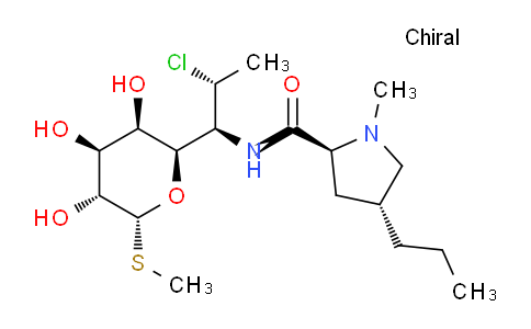 CAS No. 16684-06-3, (2S,4R)-N-((1S,2R)-2-Chloro-1-((2R,3R,4S,5R,6R)-3,4,5-trihydroxy-6-(methylthio)tetrahydro-2H-pyran-2-yl)propyl)-1-methyl-4-propylpyrrolidine-2-carboxamide