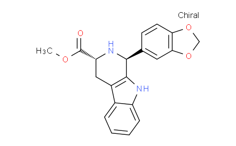 CAS No. 171596-42-2, (1S,3R)-Methyl-1,2,3,4-tetrahydro-1-(3,4-Methylenedioxyphenyl)-9H-pyrido[3,4-b]indole-3-carboxylate