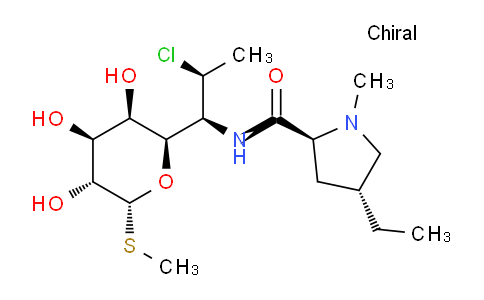 CAS No. 18323-43-8, (2S,4R)-N-((1S,2S)-2-Chloro-1-((2R,3R,4S,5R,6R)-3,4,5-trihydroxy-6-(methylthio)tetrahydro-2H-pyran-2-yl)propyl)-4-ethyl-1-methylpyrrolidine-2-carboxamide