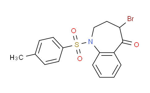 CAS No. 29489-04-1, 4-bromo-1-tosyl-1,2,3,4-tetrahydro-5H-benzo[b]azepin-5-one