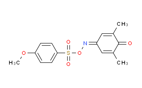CAS No. 321695-57-2, 4-((((4-Methoxyphenyl)sulfonyl)oxy)imino)-2,6-dimethylcyclohexa-2,5-dien-1-one