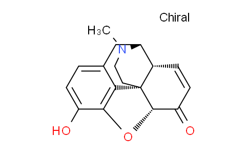 CAS No. 467-02-7, (4R,4aR,7aR,12bS)-9-Hydroxy-3-methyl-2,3,4,4a-tetrahydro-1H-4,12-methanobenzofuro[3,2-e]isoquinolin-7(7aH)-one