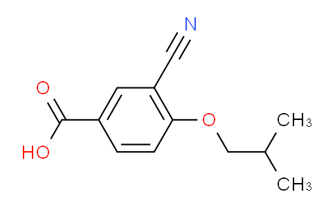 CAS No. 528607-60-5, 3-Cyano-4-isobutoxybenzoic acid