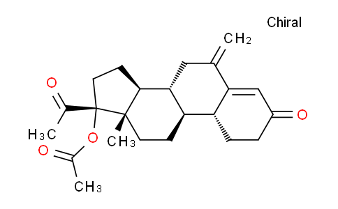 CAS No. 58652-19-0, 17-hydroxy-6-methylene-19-norpregn-4-ene-3,20-dione 17-acetate