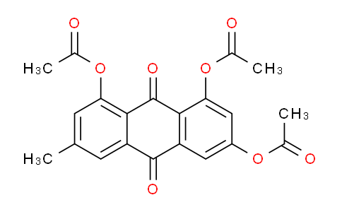 CAS No. 6030-60-0, 6-methyl-9,10-dioxo-9,10-dihydroanthracene-1,3,8-triyl triacetate