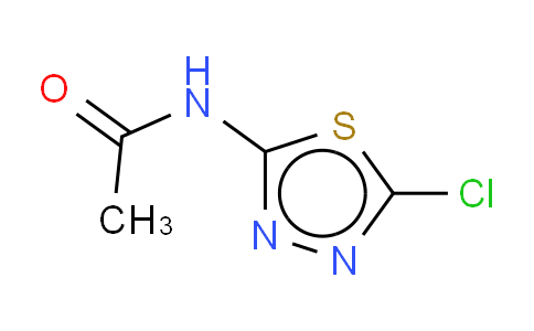 CAS No. 60320-32-3, Acetamide,N-(5-chloro-1,3,4-thiadiazol-2-yl)-