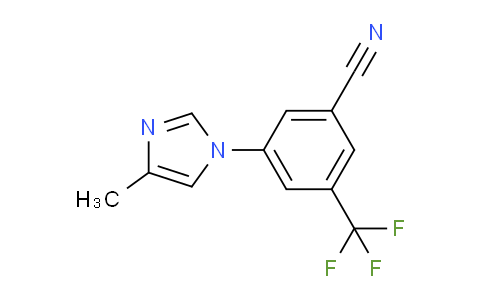 CAS No. 641571-12-2, 3-(4-Methyl-1H-imidazol-1-yl)-5-(trifluoromethyl)benzonitrile