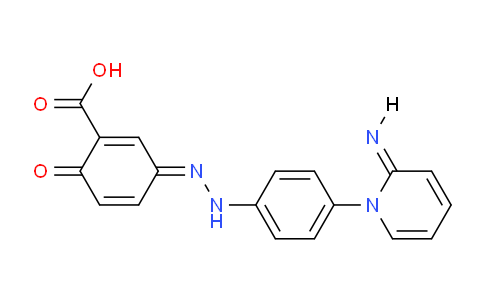 CAS No. 66030-25-9, (3E)-3-({4-[(2E)-2-Imino-1(2H)-pyridinyl]phenyl}hydrazono)-6-oxo- 1,4-cyclohexadiene-1-carboxylic acid