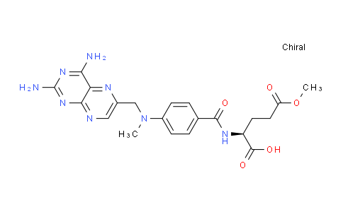 CAS No. 67022-39-3, (2S)-2-[[4-[(2,4-diaminopteridin-6-yl)methyl-methylamino]benzoyl]amino]-5-methoxy-5-oxopentanoic acid