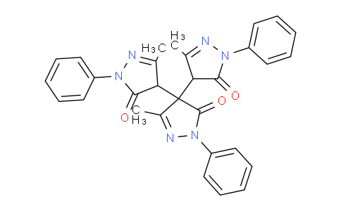 CAS No. 68195-63-1, 3,3'',5'-Trimethyl-1,1'',2'-triphenyl-1h,1''h-[4,4':4',4''-terpyrazole]-3',5,5''(2'h,4h,4''H)-trione