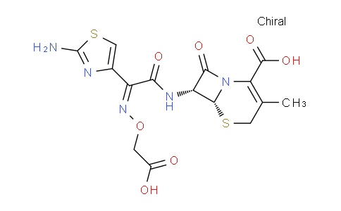 CAS No. 72701-01-0, (6R,7R)-7-[[(2Z)-2-(2-AMino-4-thiazolyl)-2-[(carboxyMethoxy)iMino]acetyl]aMino]-3-Methyl-8-oxo-5-thia-1-azabicyclo[4.2.0]oct-2-ene-2-carboxylic Acid