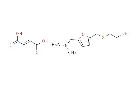CAS No. 91224-69-0, 2-(((5-((Dimethylamino)methyl)furan-2-yl)methyl)thio)ethanamine fumarate