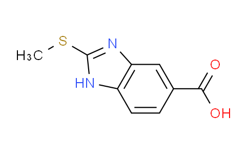 CAS No. 148720-14-3, 2-(Methylthio)-1H-benzo[d]imidazole-5-carboxylic acid