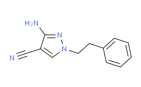 CAS No. 159979-72-3, 3-Amino-1-(2-phenylethyl)pyrazole-4-carbonitrile