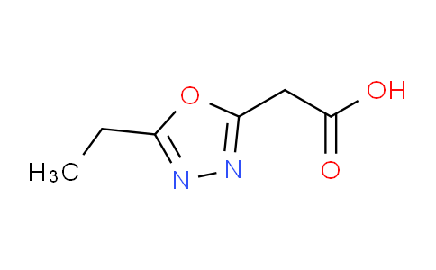 CAS No. 1018275-88-1, 2-(5-ethyl-1,3,4-oxadiazol-2-yl)acetic acid