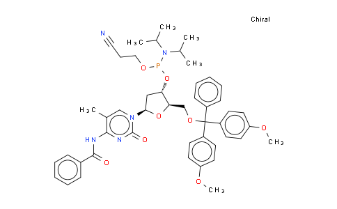 CAS No. 105931-57-5, 5'-O-(4,4'-DiMethoxytrityl)-N4-benzoyl-2'-deoxy-5-Methylcytidine-3'- O-(O-2-cyanoethyl-N,N-diisopropylaMino) phosphoraMidite