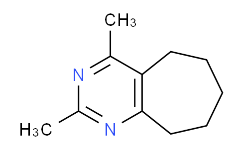 CAS No. 138722-72-2, 2,4-dimethyl-6,7,8,9-tetrahydro-5H-cyclohepta[d]pyrimidine