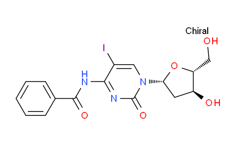 CAS No. 158042-39-8, N-Benzoyl-2'-deoxy-5-iodocytidine