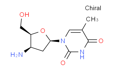 CAS No. 73971-79-6, 1-((2R,4R,5S)-4-Amino-5-(hydroxymethyl)tetrahydrofuran-2-yl)-5-methylpyrimidine-2,4(1H,3H)-dione