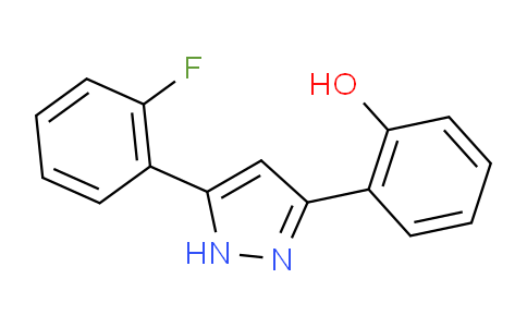 CAS No. 38376-29-3, 2-[5-(2-Fluorophenyl)-1H-pyrazol-3-yl]-phenol