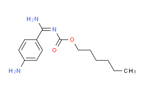 CAS No. 255706-13-9, Hexyl (E)-(amino(4-aminophenyl)methylenE)carbamate