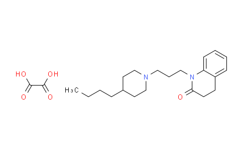 CAS No. 560085-12-3, 1-[3-(4-Butylpiperidin-1-yl)propyl]-3,4-dihydro-1H-quinolin-2-one oxalate