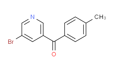 CAS No. 337932-29-3, 3-Bromo-5-(4-methylbenzoyl)pyridine