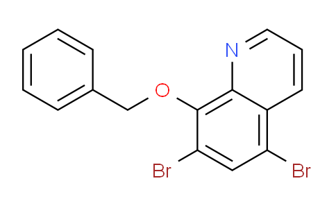 CAS No. 84165-50-4, 8-Benzyloxy-5,7-dibromoquinoline