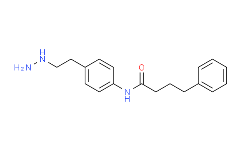 CAS No. 1591932-50-1, N-[4-(2-hydrazinylethyl)phenyl]-benzenebutanamide