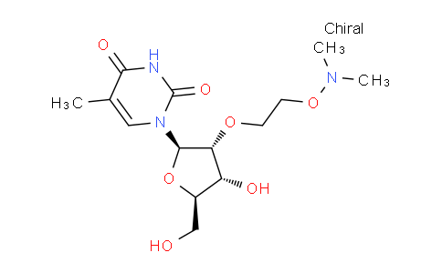CAS No. 212061-28-4, 2'-O-[2-[(diMethylaMino)oxy]ethyl]-5-Methyl-uridine
